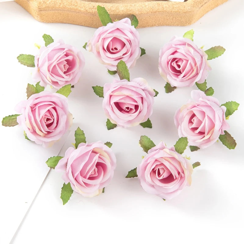 Silk Rose Artificial Flowers for Wedding, Wreath & Home Decor