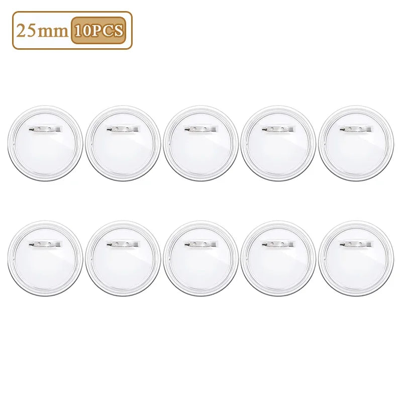 DIY Badge Making Kit – Acrylic Flip Pin Brooch 25mm & 58mm