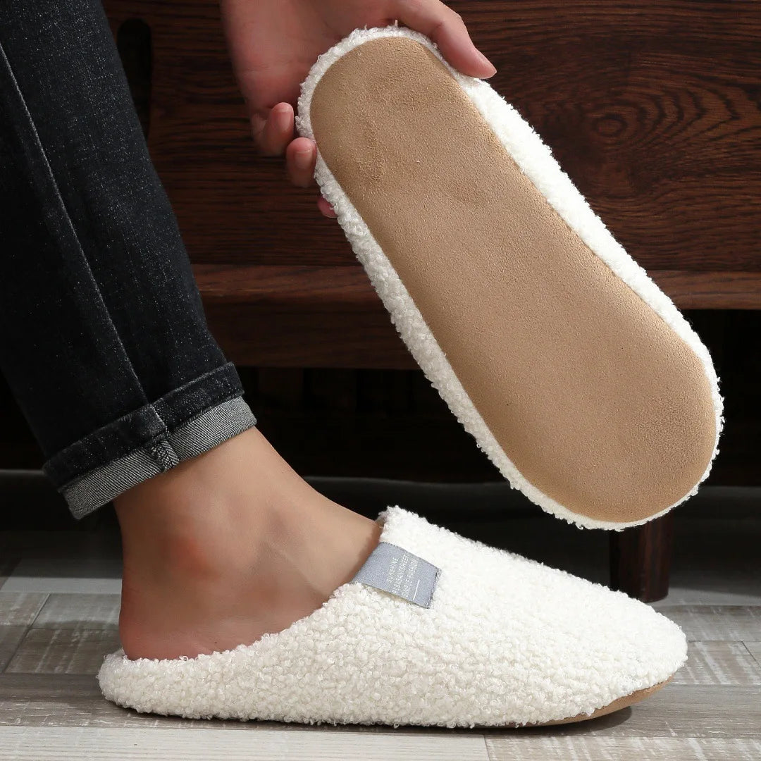 Women's Soft Cotton House Slippers | Cozy Winter Indoor Flats