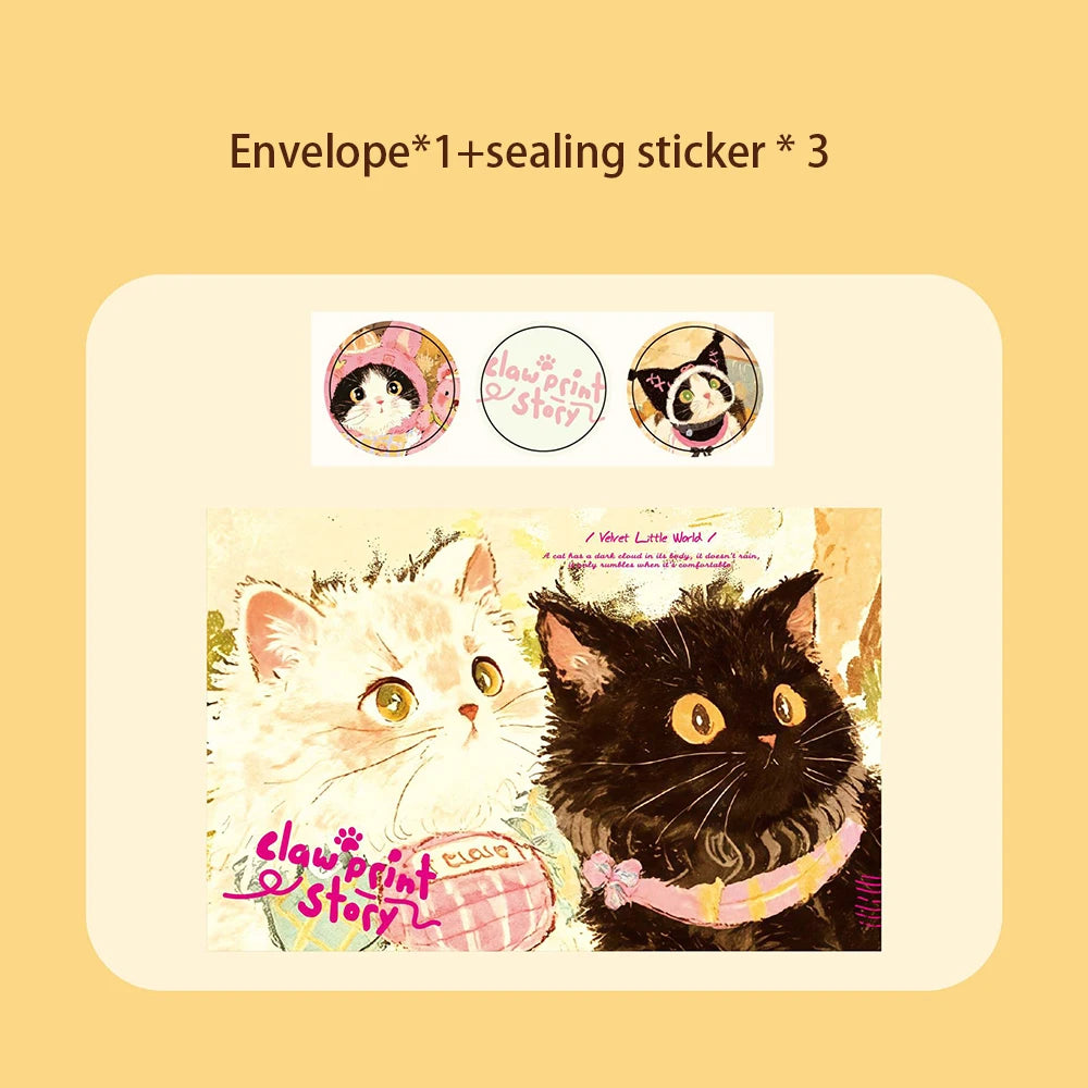Envelope Cat Dog Story Series Cute Pet Ins Commemorative Blessing