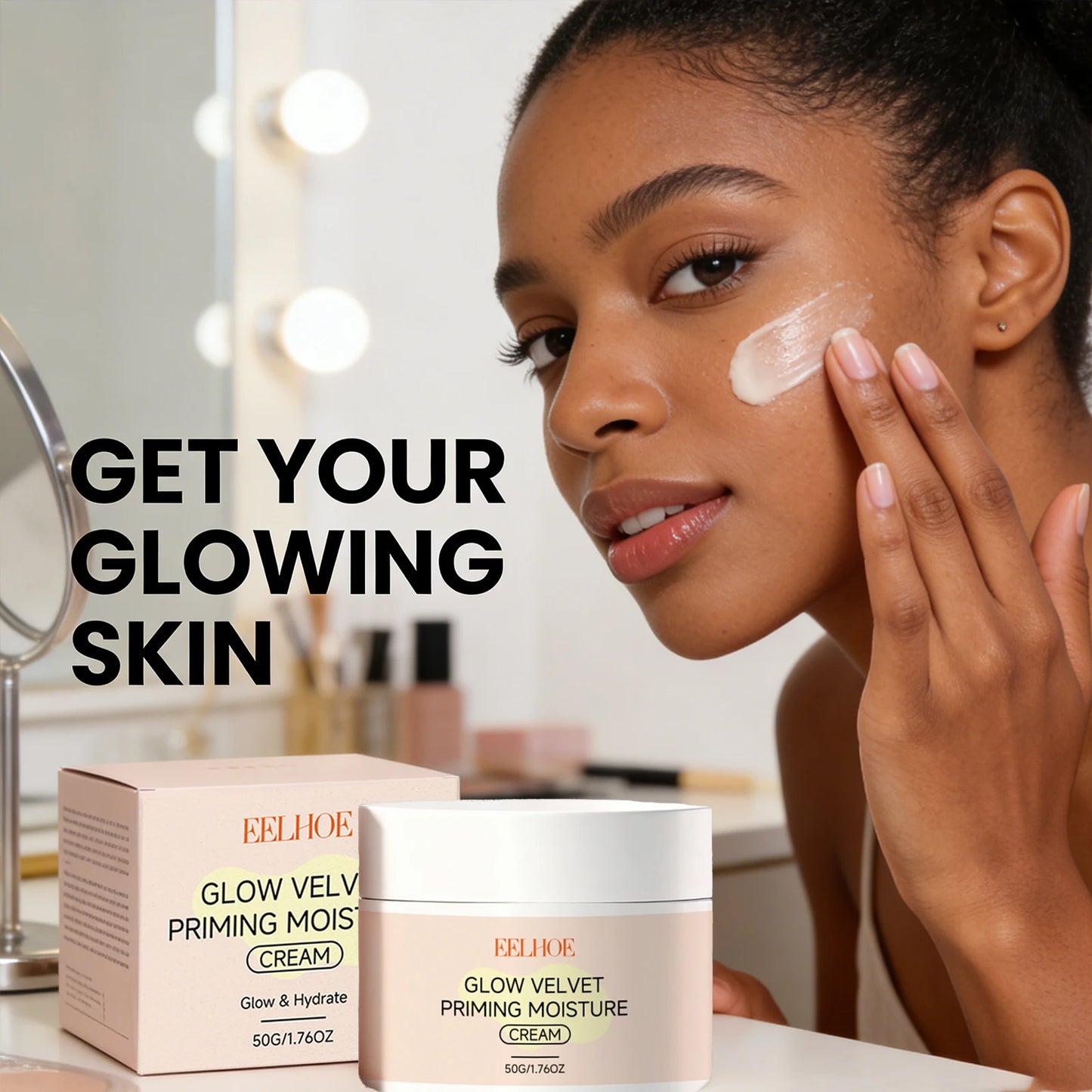 EELHOE Pre-Makeup Moisturizing Cream | Primer & Foundation Base Makeup Primer Cream Peaceful Pleasures Health and Wellness