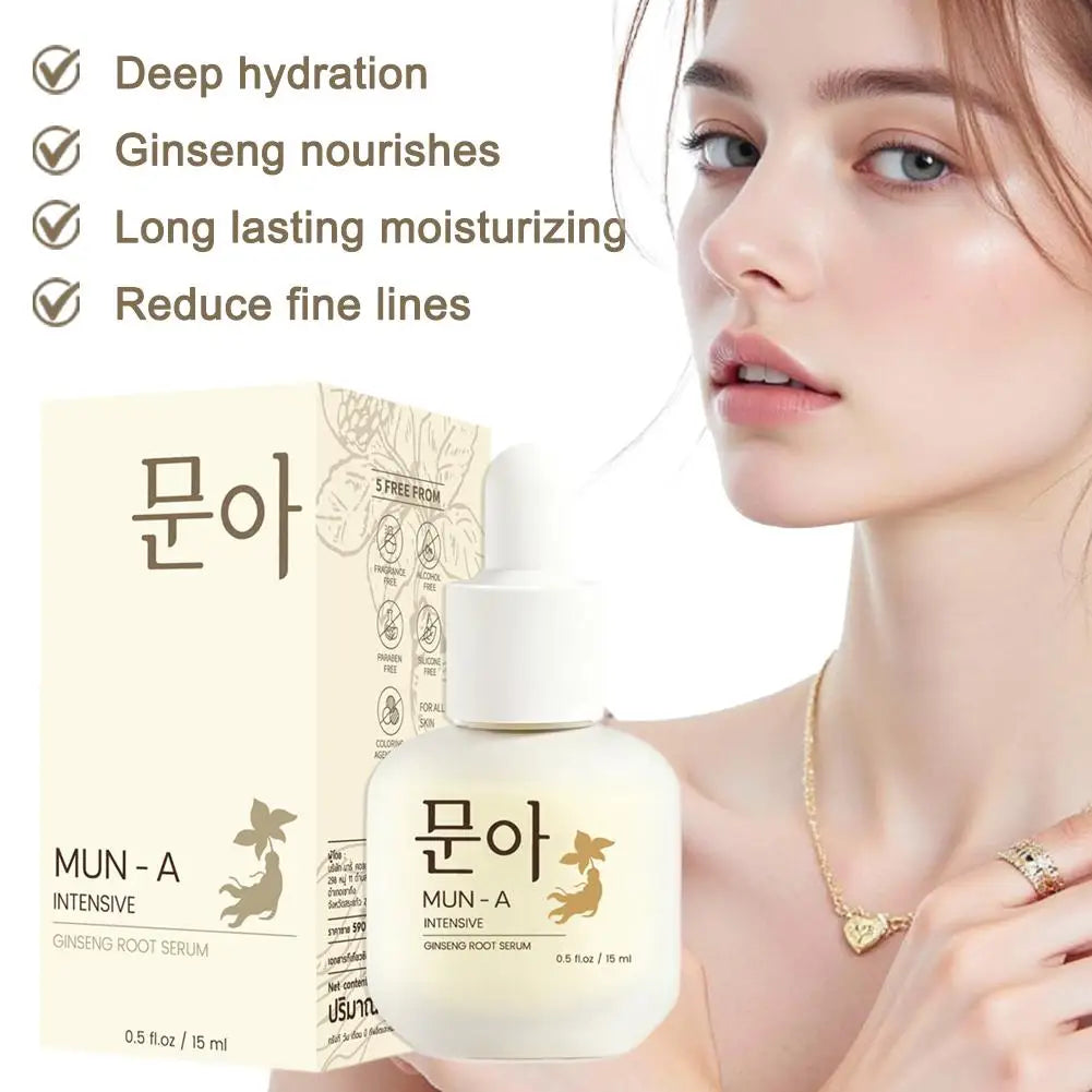 15ml Ginseng Root Essence Serum Hydrating Moisturizing Nourishing Facial Essence For Dry Skin Boost Skin Glow Daily Skincare Peaceful Pleasures Health and Wellness