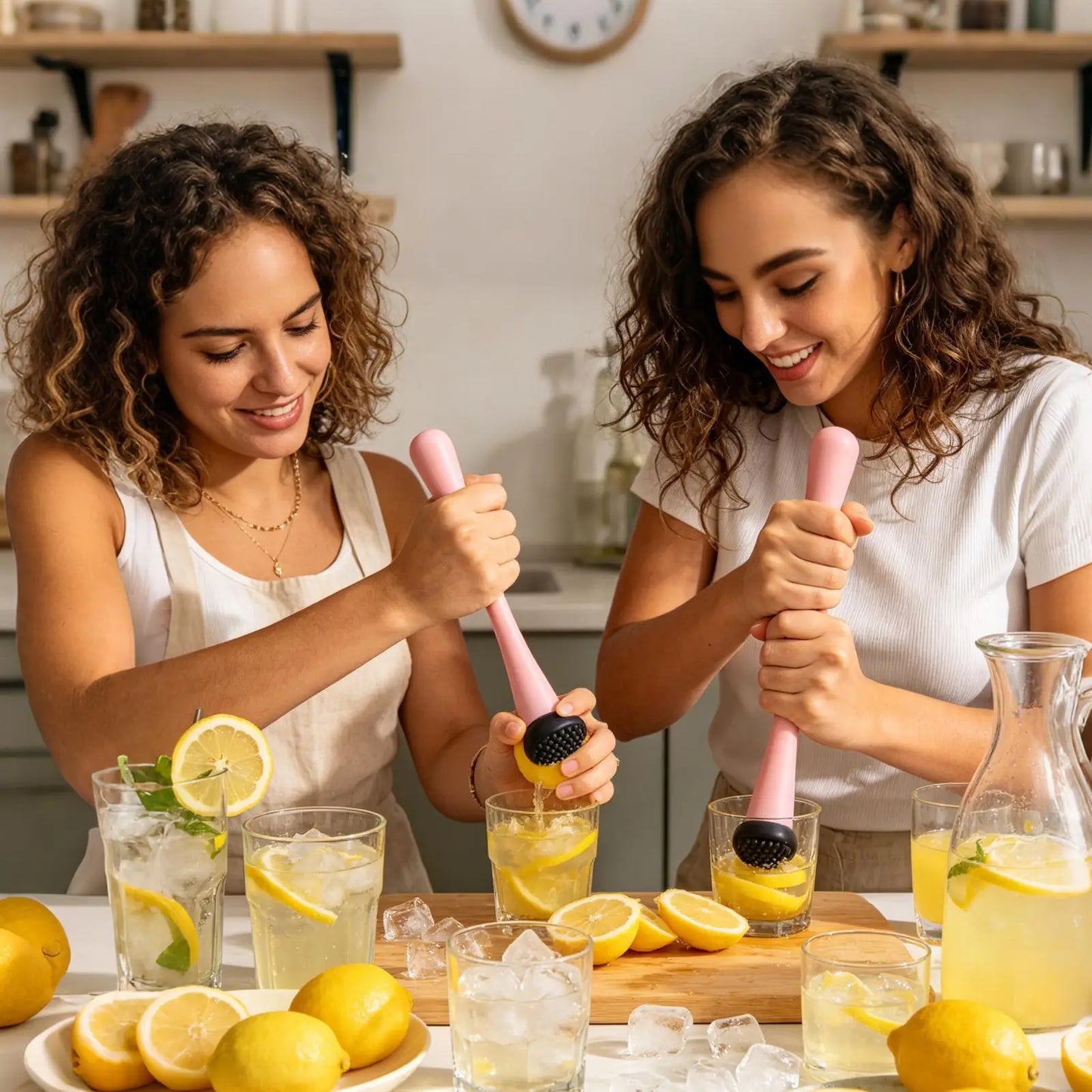 Cocktail Muddler Long Handle Fruit Smasher Bartender Tool