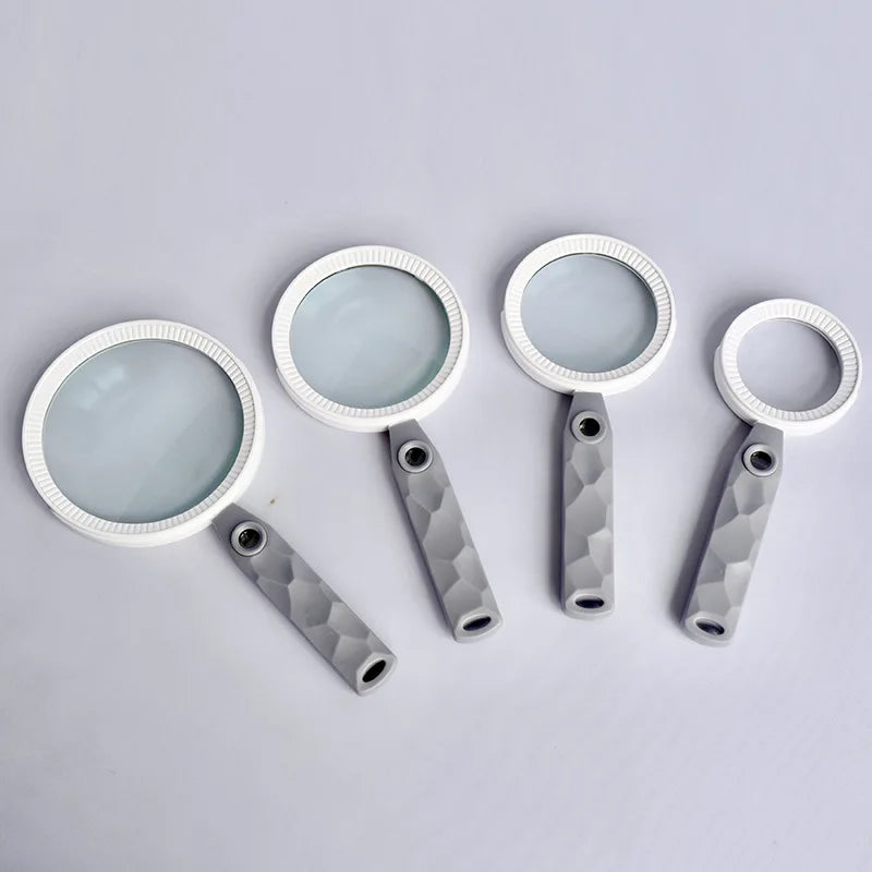 Handheld Massage Handle with Optional Magnifying Glass Peaceful Pleasures Health and Wellness 50mm