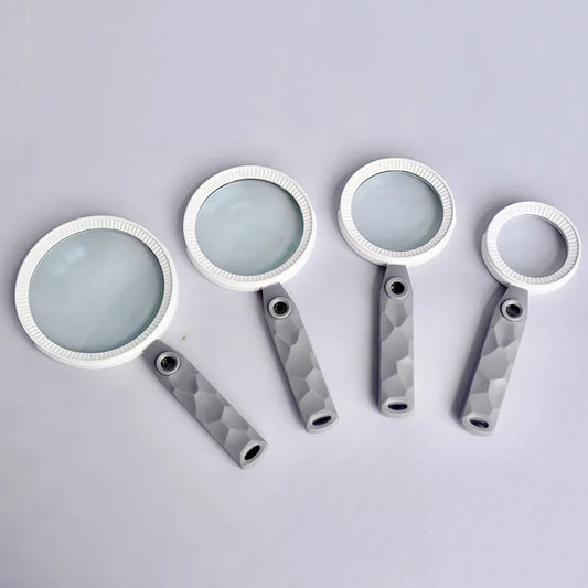 Handheld Massage Handle with Optional Magnifying Glass Peaceful Pleasures Health and Wellness 50mm