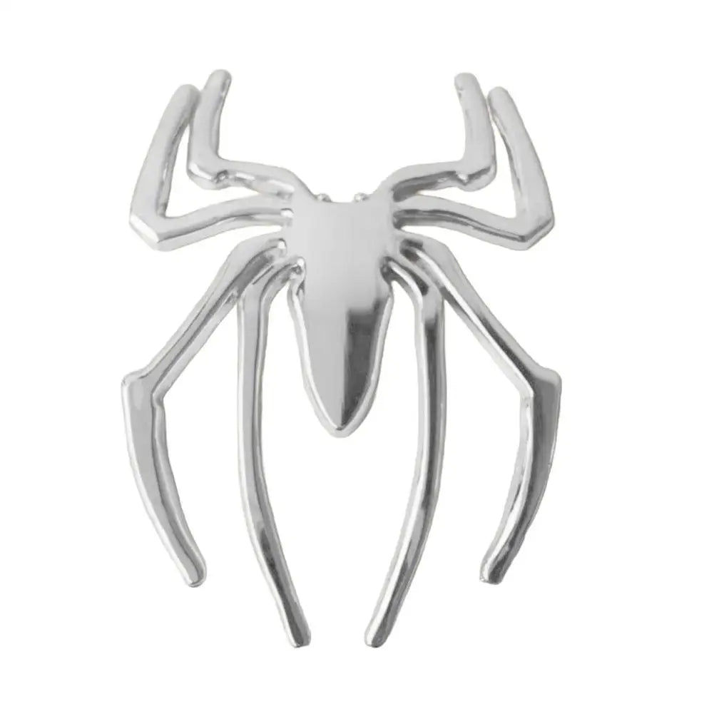 3D Metal Spider Car Sticker Personalized Auto Decal Creative Car Sticker Scratch Cover Decorative Sticker Window Decoration Peaceful Pleasures Health and Wellness B