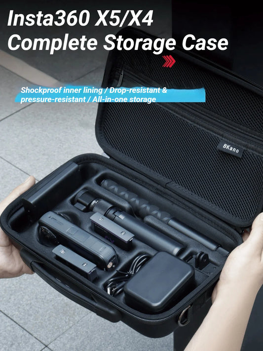 EVA Hard Shell Carrying Case for Insta360 X5 & X4 Camera Camera Carrying Case Oasis Select