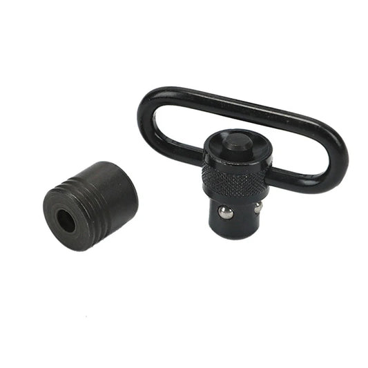 QD Quick Detach Sling Swivel Mount Ring – 1" & 1.25" Steel Sling Swivel Mount Peaceful Pleasures Health and Wellness