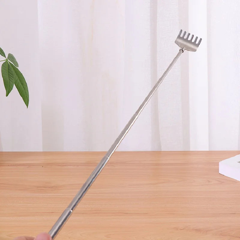 Adjustable Extendable Telescopic Back Scraper Portable Massage Tool Comfort Scratch Massage Pen clip itching scratch Peaceful Pleasures Health and Wellness