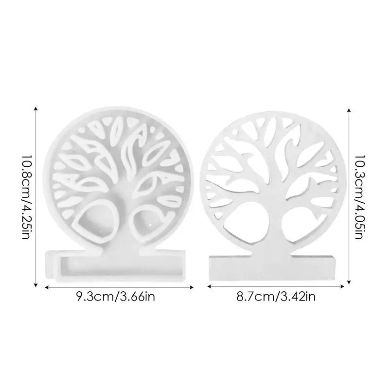 DIY Tree Twig Candle Holder Silicone Mold Tree of Life Candlestick Resin Mold Homemade Aromatherapy Plaster Pendant Home Decor Peaceful Pleasures Health and Wellness