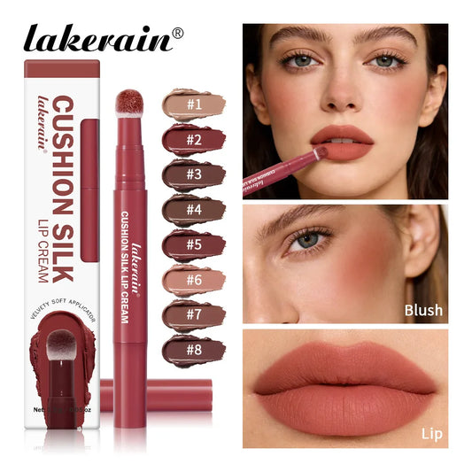 Lakerain 2-in-1 Lip Cream & Cheek Blush – Waterproof Lip & Cheek Cream Oasis Select
