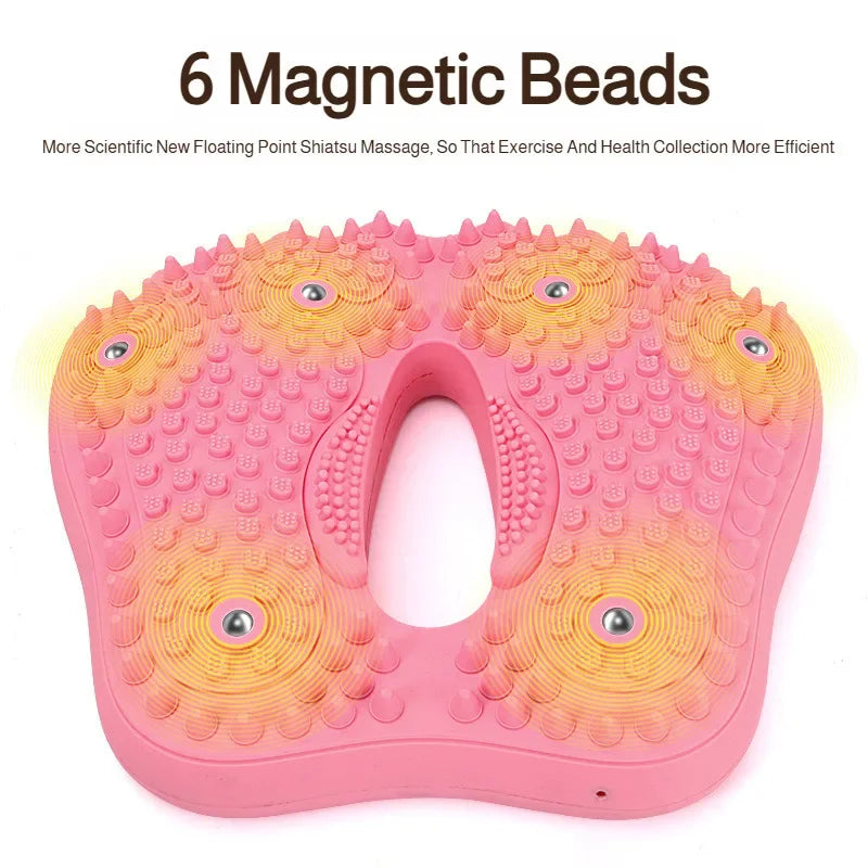 Large Household Inflatable Foot Massager Anti-slip Magnet Stone Stepper Pad Pressure Points in Situ Sports Fitness Equipment Peaceful Pleasures Health and Wellness