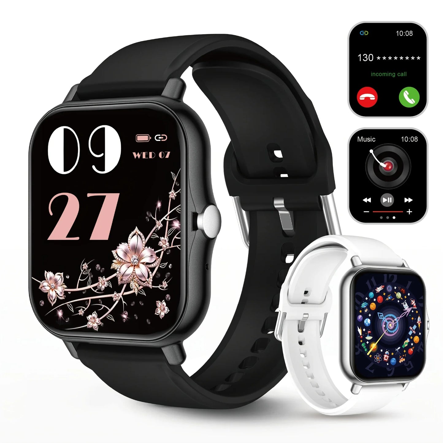 ERUN 1.83" Sports Smartwatch – Wireless Calling & Fitness