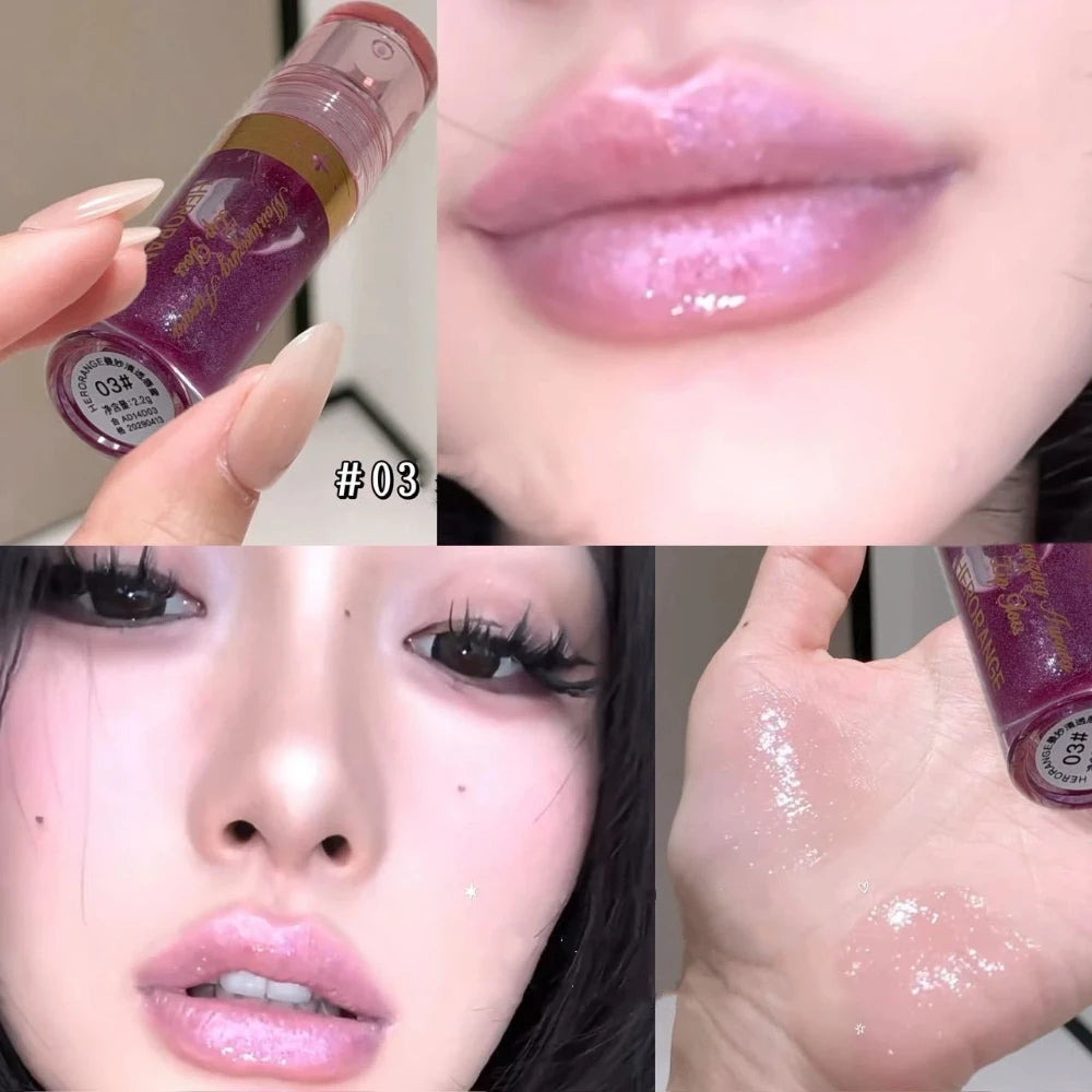 Glitter Lip Gloss – Shimmery Moisturizing Plumping Lip Glaze