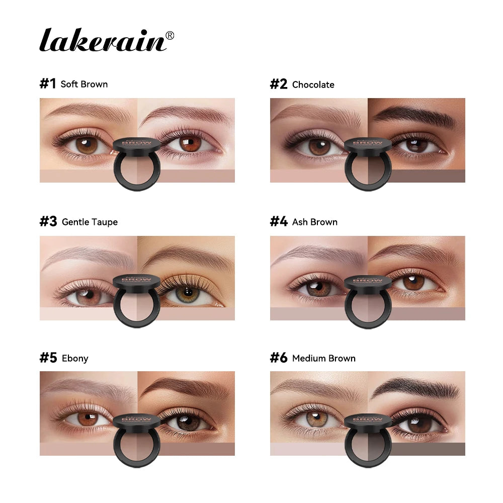 Brow Powder Duo Two-color Eyebrow Powder Design Long-Lasting Natural 3-Dimensional Eyebrow Shape Makeup Fine Powder Cosmetic Peaceful Pleasures Health and Wellness