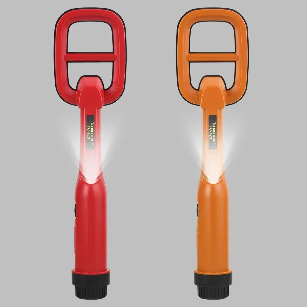 TC-120 Metal Finder Metal Detector Hand Held Pulse Pinpointer Induction Diving Treasure Waterproof Metal Detector Peaceful Pleasures Health and Wellness