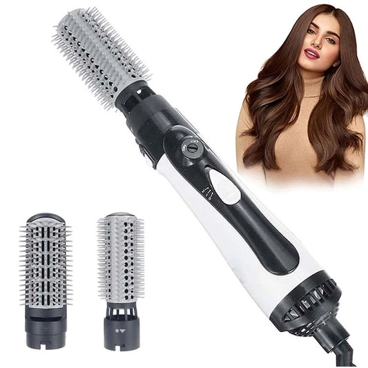 Hair Dryer and Hot Air Brush Professional Negative Ionic Ceramic Volumizer Styler Lightweight One Step Blow Brush Styling Tool Peaceful Pleasures Health and Wellness