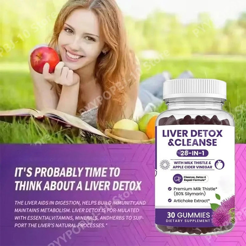 Milk Thistle Gummies – Artichoke & Glutathione Liver Support