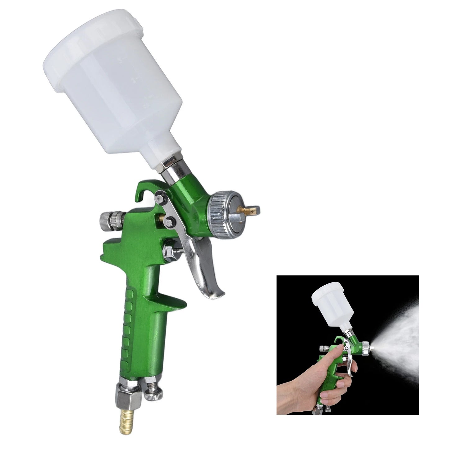 Air Painter Air Spary Machine H2000 Air Painter Small Air Spray Painter High Atomization Handheld Paint Sprayer Paint Sprayer Peaceful Pleasures Health and Wellness