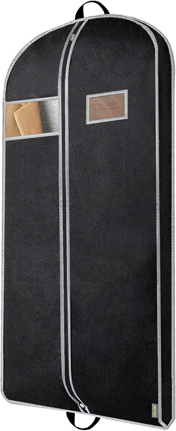 43" Heavy Duty Garment Bag with Shoe Storage – Black Travel Bag for Suits & Dresses Peaceful Pleasures Health and Wellness United States