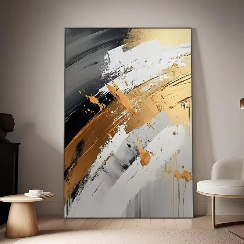 100% Pure Hand Painted Canvas Oil Painting For Home Wall Decor Thick Texture Hanging Picture Mural For Living Room Bedroom Sofa Peaceful Pleasures Health and Wellness No frame 60cmx90cm
