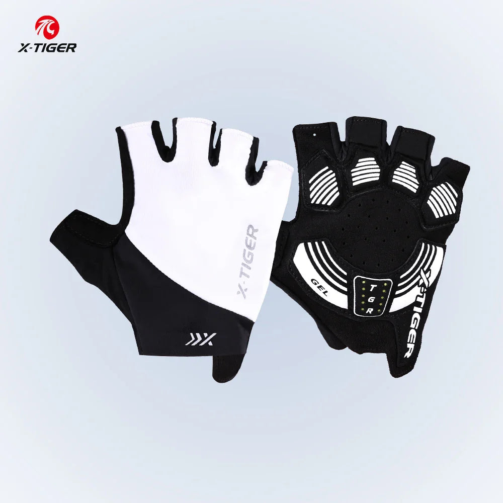X-TIGER Half Finger Cycling Gloves – MTB & Road Bike Unisex