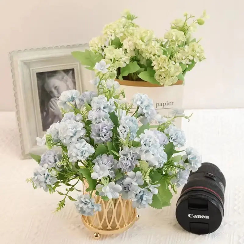 Artificial Silk Hydrangea Bouquet – Wedding & Home Décor