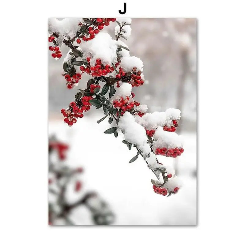 GATYZTORY 40×50cm Red House Winter Landscape Paint by Numbers Kit