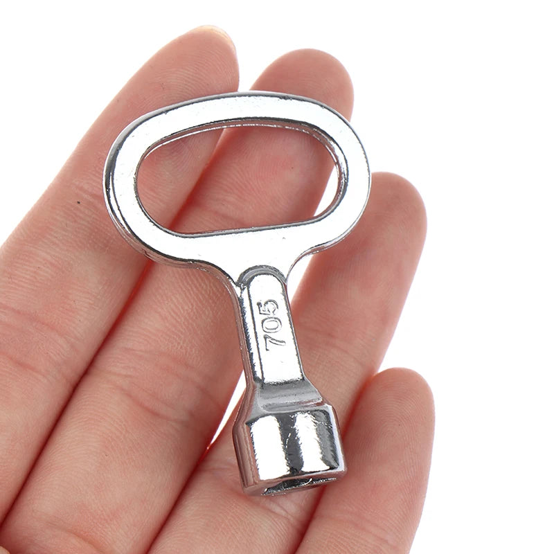 Multifunctional Triangular Key Socket Key Wrench For Electric Cabinets Wrench Panel Lock Metro Train Elevator Door Key Lock Peaceful Pleasures Health and Wellness