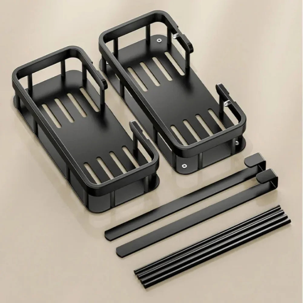 Over The Door Shower Caddy – Double Layer Bathroom Storage Rack