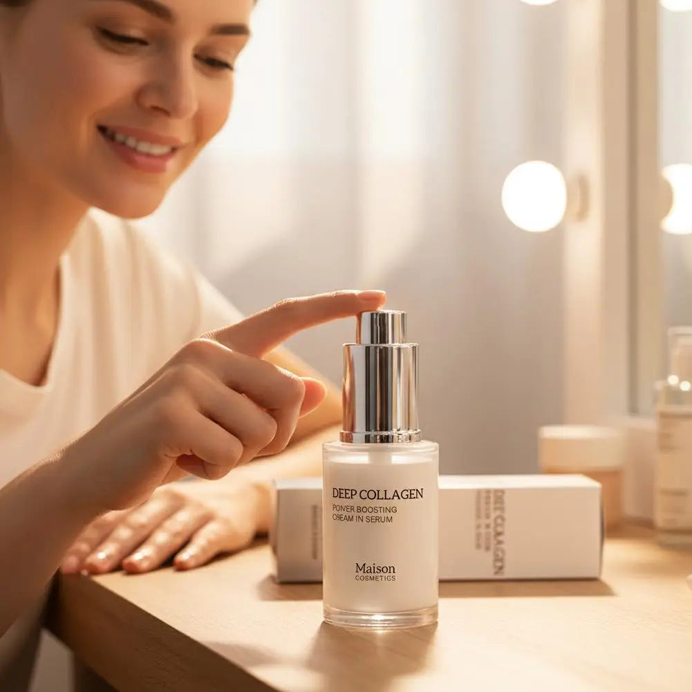 Collagen Essence Serum High Concentration Deep Nourish Moisturizing Repair Skin Elasticity Glow Intensive Hydrate Peaceful Pleasures Health and Wellness