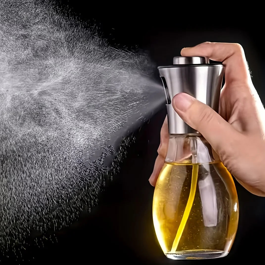 200ml Oil Sprayer Bottle – Refillable Olive Oil Mister for Cooking