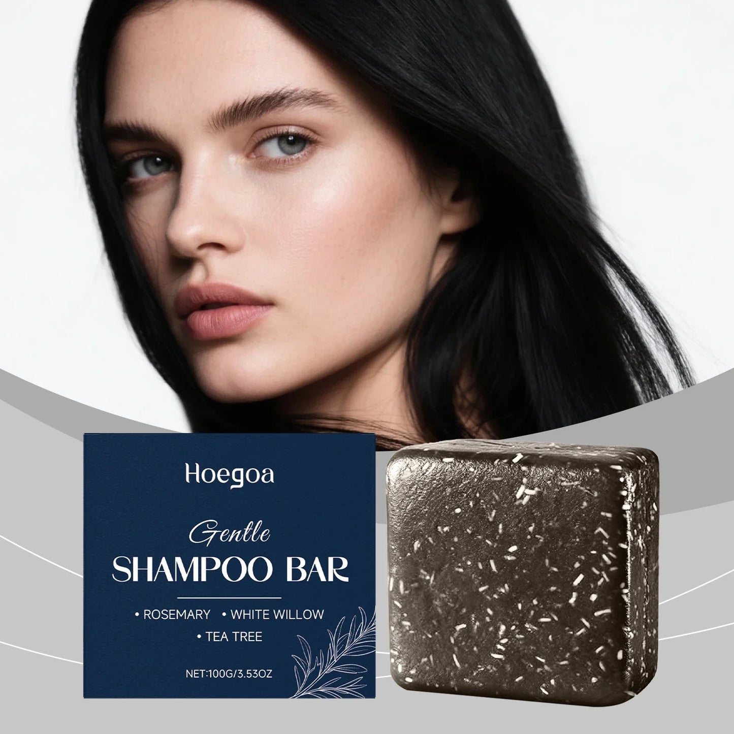 HOEGOA Rosemary Shampoo Bar – Volumizing & Smoothing | 100g