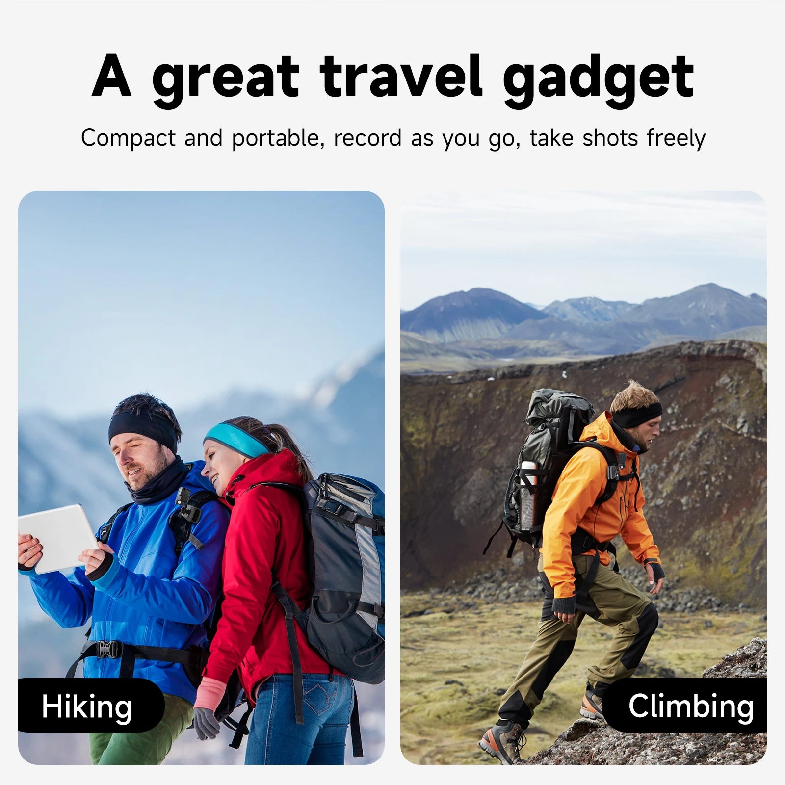 TELESIN 360° Rotation Magnetic Backpack Clip Clamp Mount for GoPro Hero 11 10 9 8 7 6 5 Insta360 DJI Action Camera Accessories Peaceful Pleasures Health and Wellness