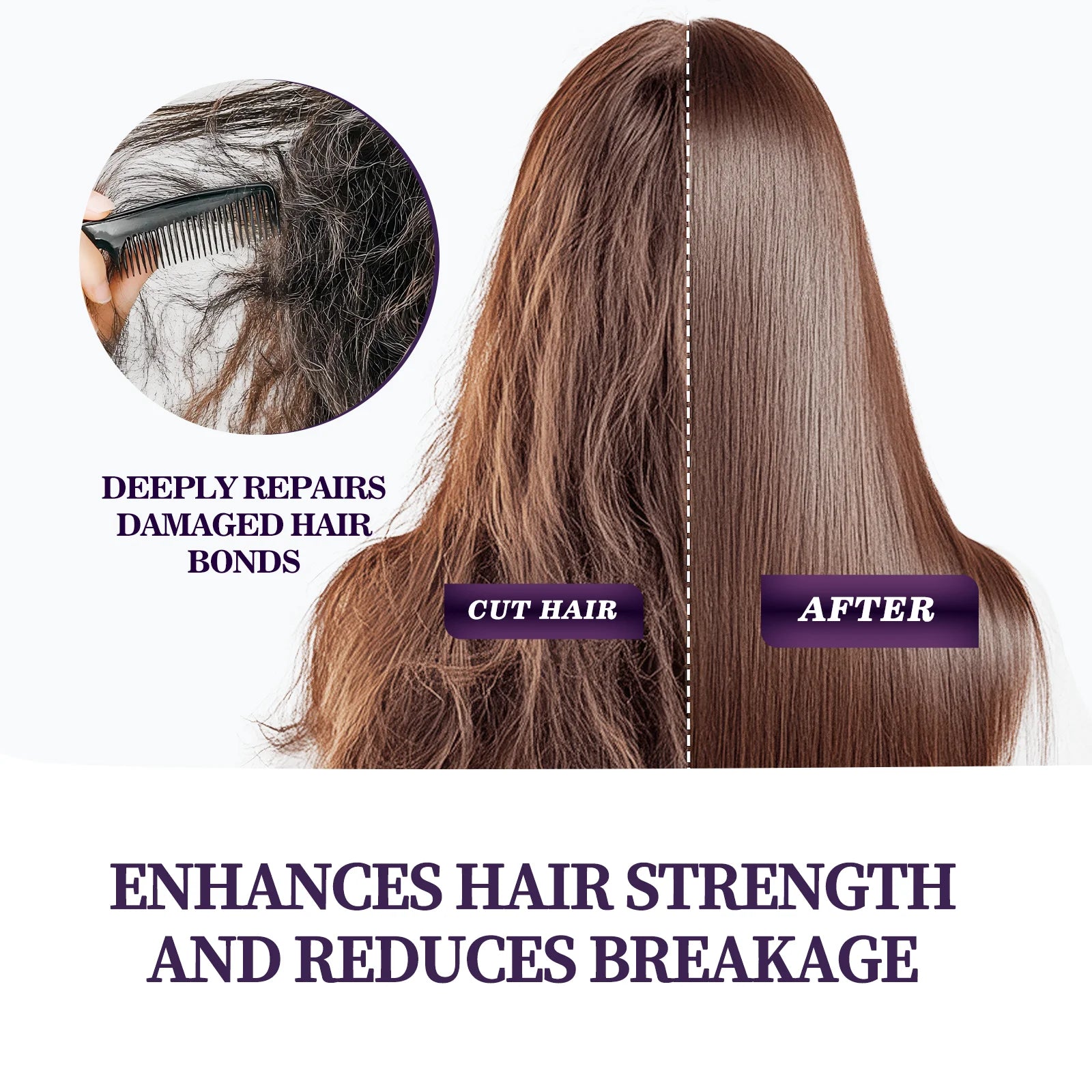 Hair Conditioner Hair Mask Improves Frizzy Tangled,Repair Dry and Damaged, Prevents Hair Breakage & Splitting Hair Care Products Peaceful Pleasures Health and Wellness