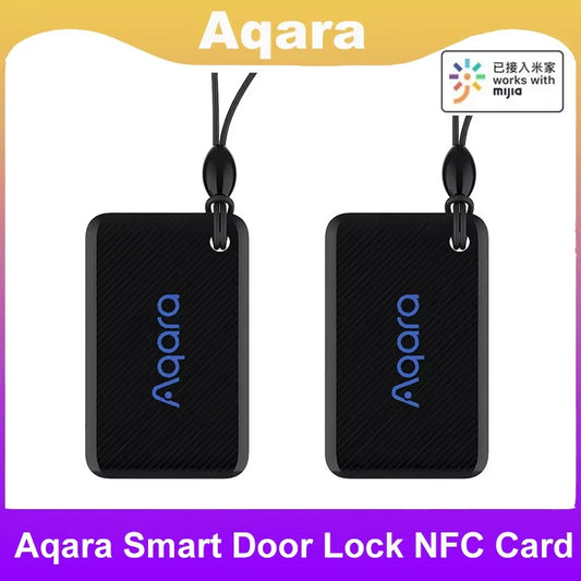 Original Aqara Smart Door Lock NFC Card for Aqara Smart Door Lock N100 N200 P100 D200 A100pro EAL5+ Level Safety Program control Peaceful Pleasures Health and Wellness