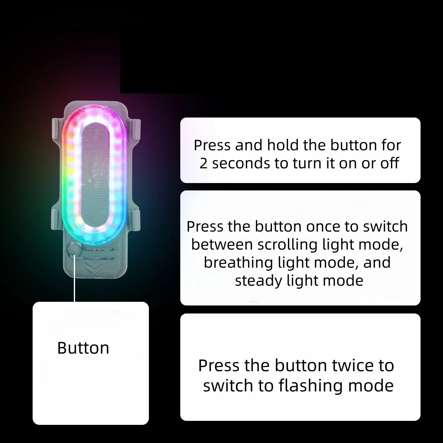 Long Battery Life Up To 180 minutes For DJI AVATA 360 Spotlight Color-Changing Illuminated Landing Gear Photography Accessory Peaceful Pleasures Health and Wellness