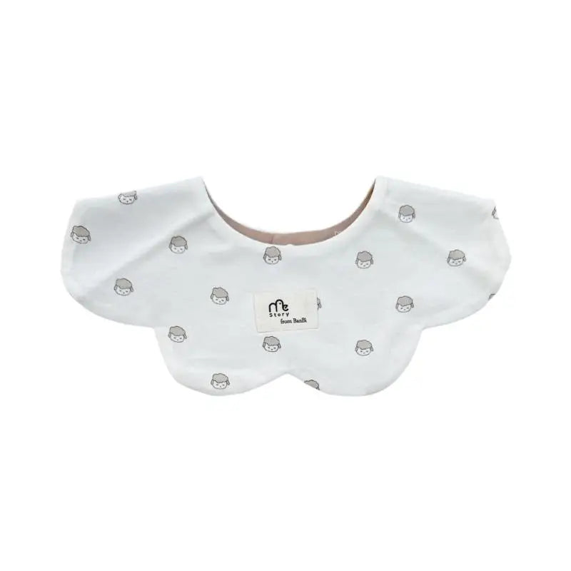 Reversible Cotton Baby Bib | Double-Sided Petal Drool Bib