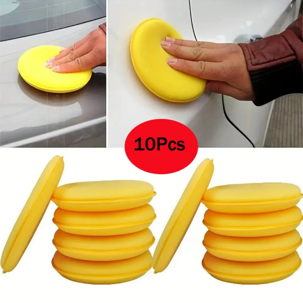 Car Wax & Polish Foam Applicator Pads 5/10Pcs | Auto Detailing