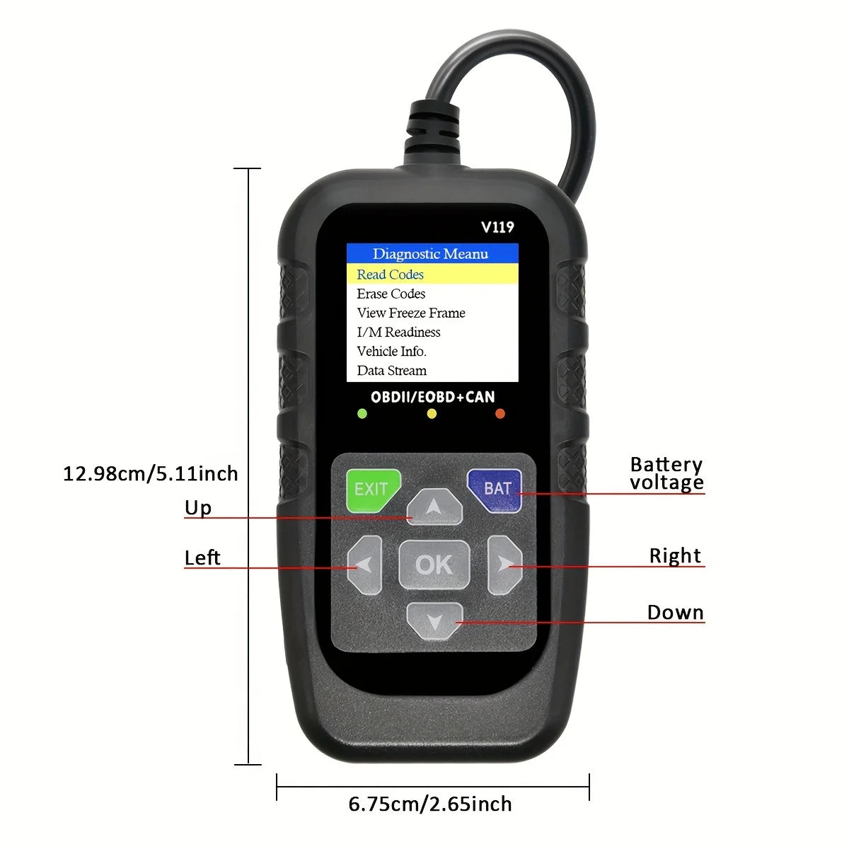 OBD2 Scanner – Engine Fault Code Reader & Voltage Tester Peaceful Pleasures Health and Wellness