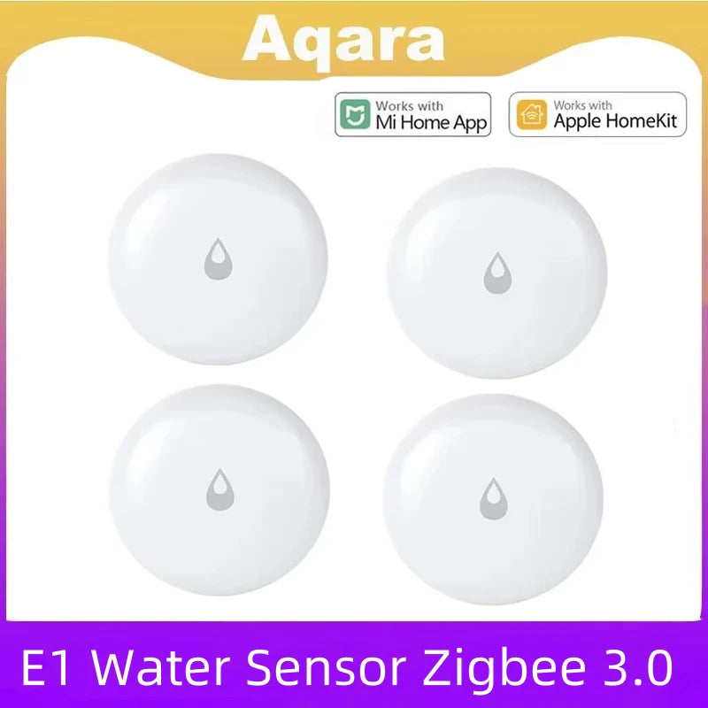 Aqara Water Immersing Sensor E1 Zigbee 3.0 Water Leak Detector Soaking Sensor Alarm Remote Control Work with Mi Home Homekit Peaceful Pleasures Health and Wellness
