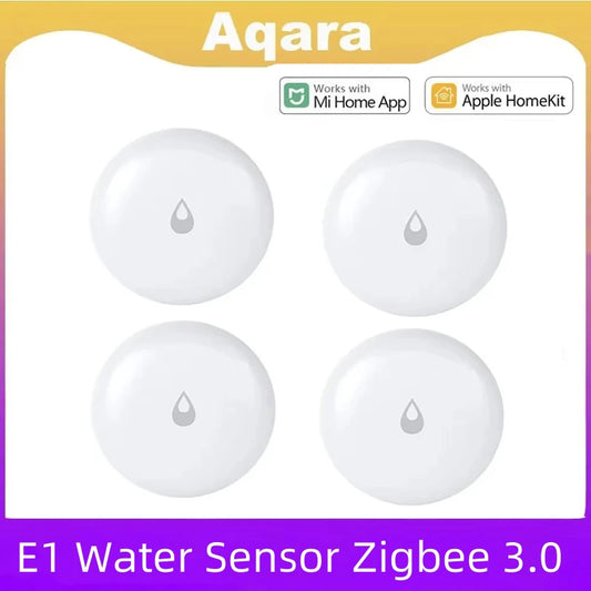 Aqara Water Immersing Sensor E1 Zigbee 3.0 Water Leak Detector Soaking Sensor Alarm Remote Control Work with Mi Home Homekit Peaceful Pleasures Health and Wellness