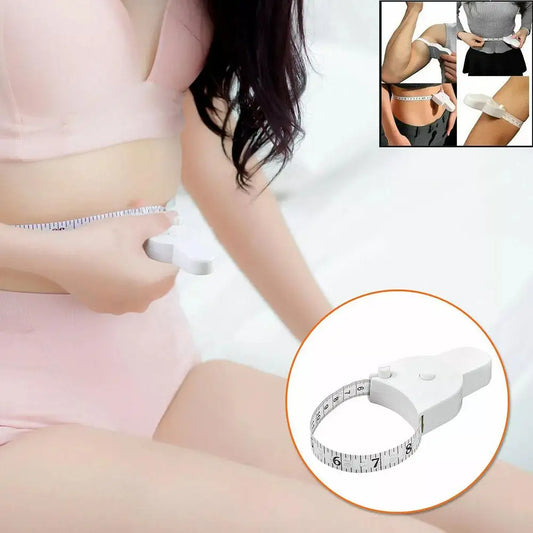 Retractable Body Measuring Tape – Dual Inch & CM Scale Body Measuring Tape Peaceful Pleasures Health and Wellness Default Title