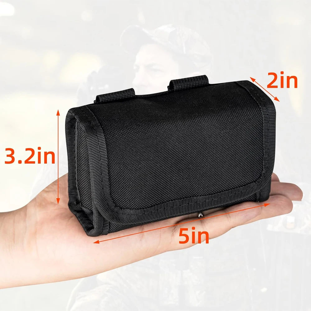 Molle Mounted Shotgun Shell Carrier, 10-Round Capacity Cartridge Holder, Universal 12 Gauge 20G Hunting Shotshell Reload Pouch Peaceful Pleasures Health and Wellness