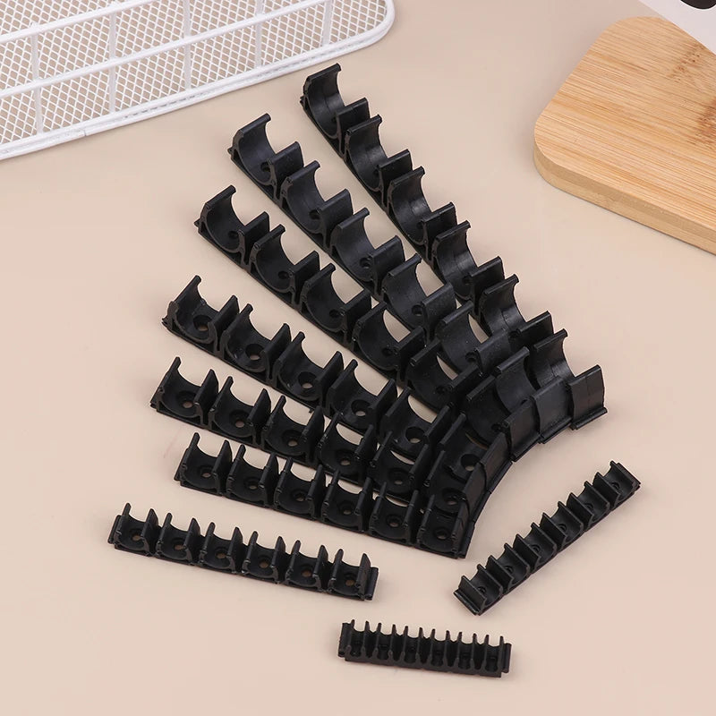 Pneumatic Tube Air Hose Fixing Clamp 6 Way 4/6/8/10/12/14/16/18/20MM Water Pipe Holder Gas Compressor Tubing Diversion Flow Clip Peaceful Pleasures Health and Wellness