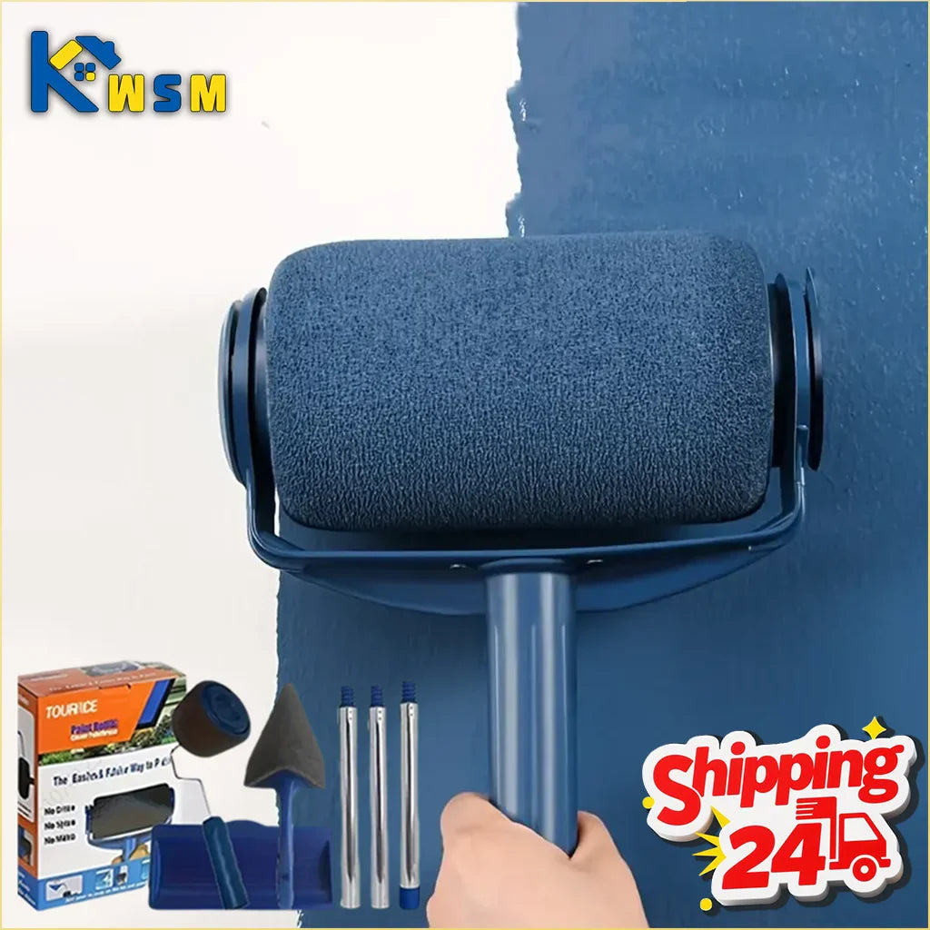 Paint Roller & Angle Brush Set – Complete DIY Wall Painting Kit