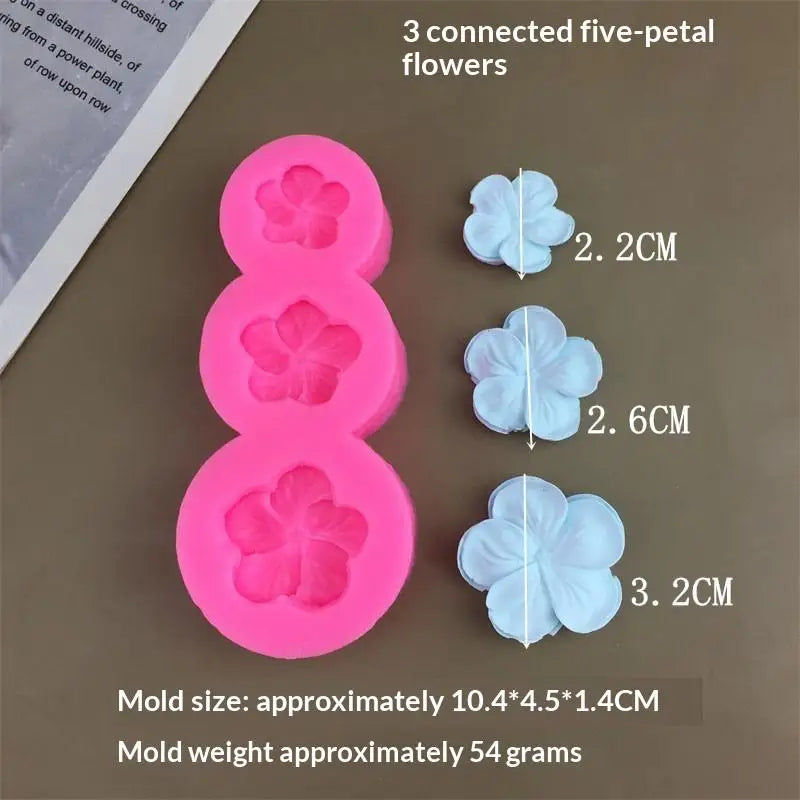 3D Flower Silicone Cake Mold – Nonstick Mousse & Chocolate Mould