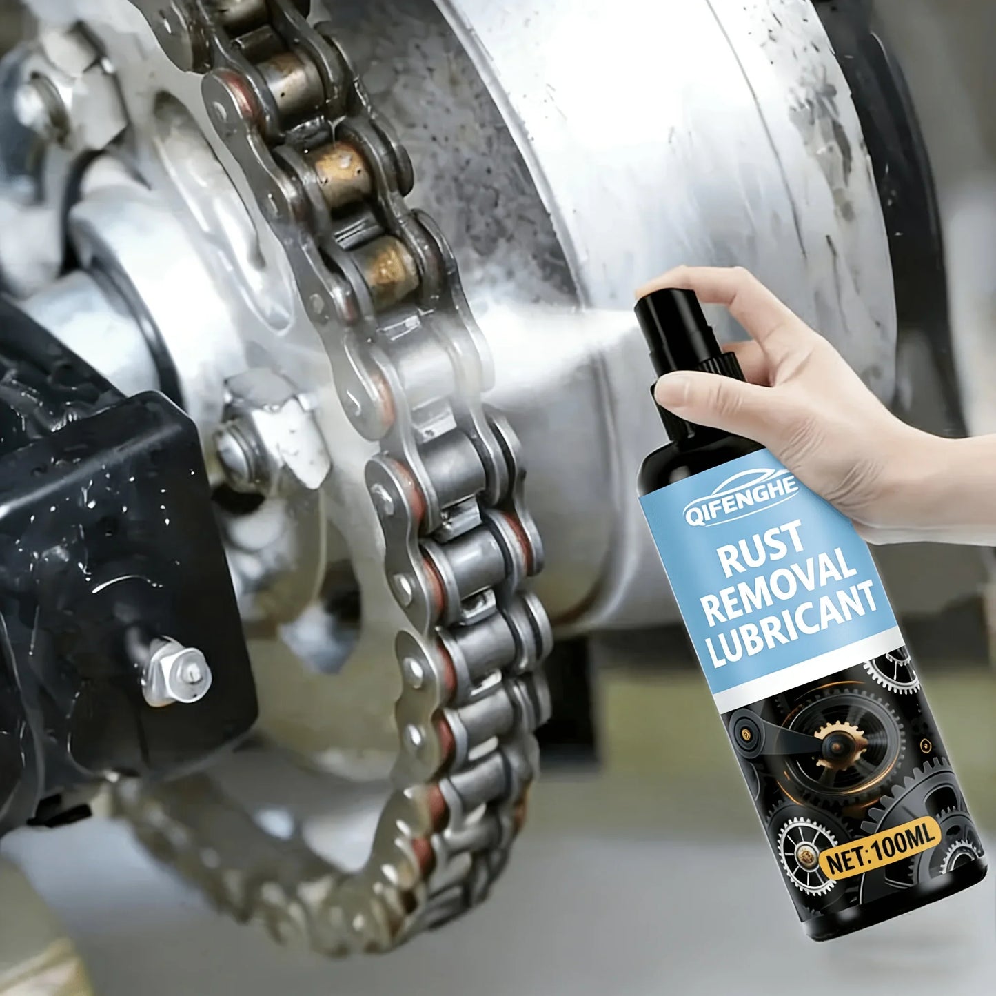 Universal Rust Remover Spray for Car Wheels & Metal – 3.38oz
