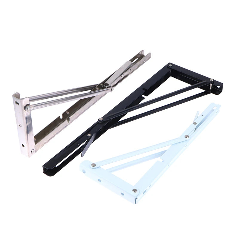 20/25/30/35/40cm Triangle Folding Angle Bracket Heavy Support Adjustable Wall Shelves Mounted Table Shelves Home Hardware Peaceful Pleasures Health and Wellness