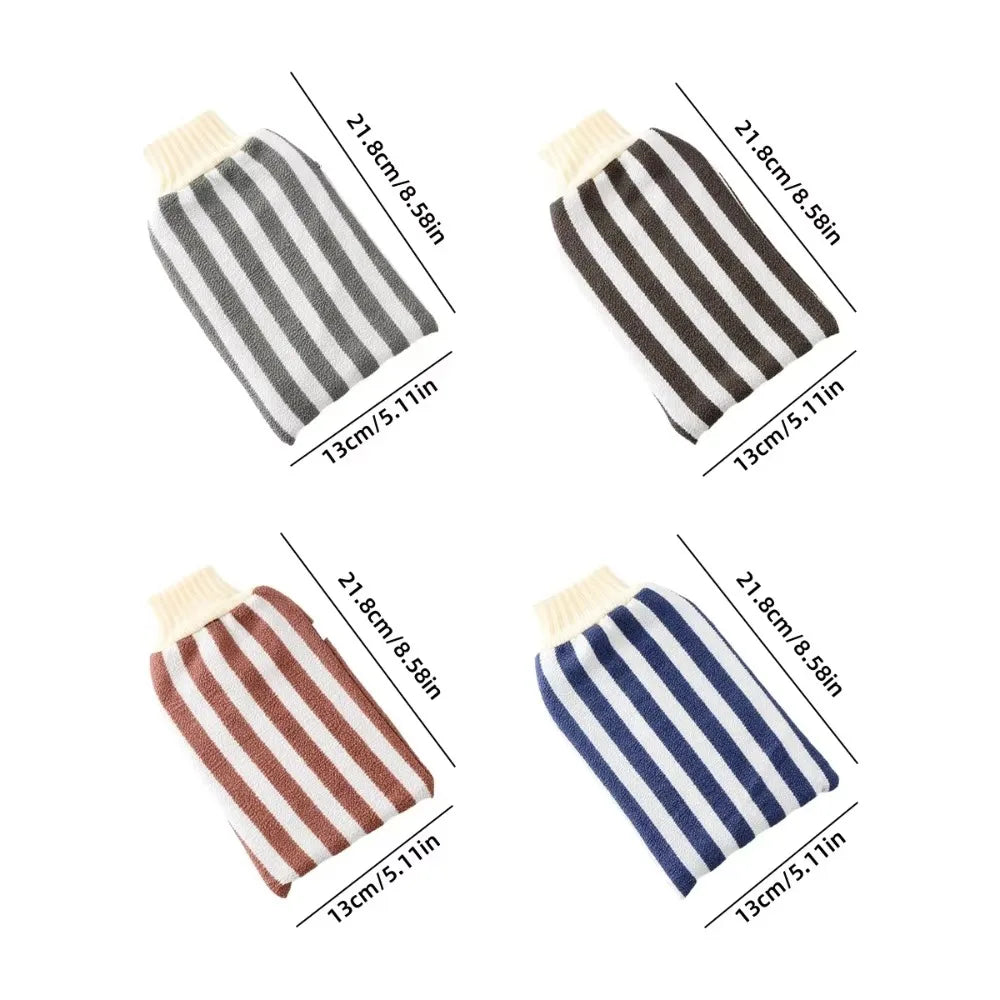 Exfoliating Bath Gloves – SPA Scrubber Mitt for Deep Cleaning